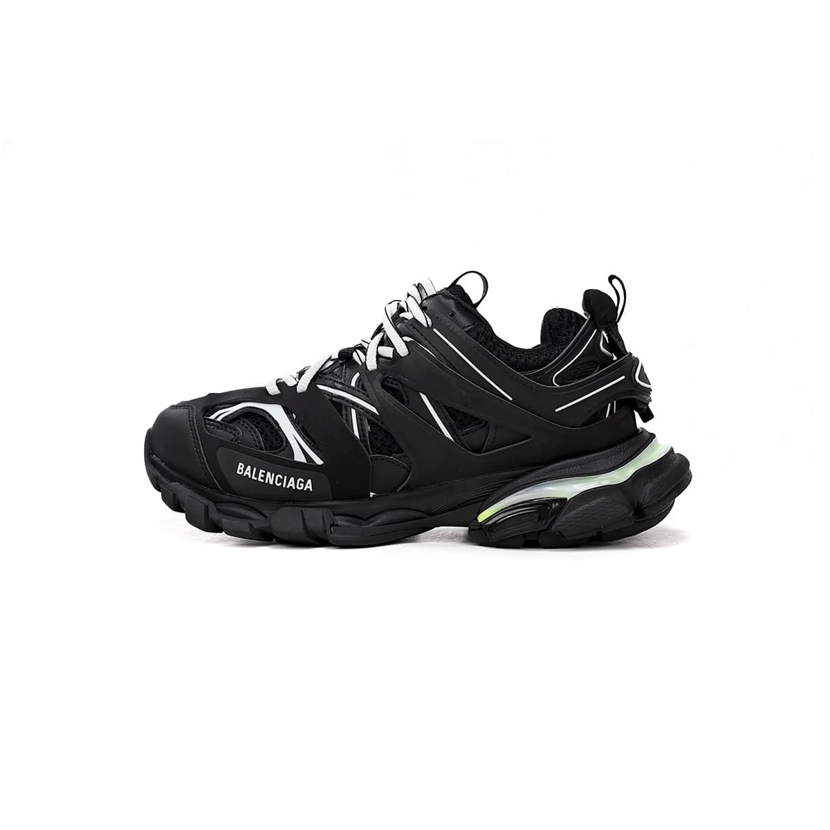 Balenciaga Track LED Black White Laces