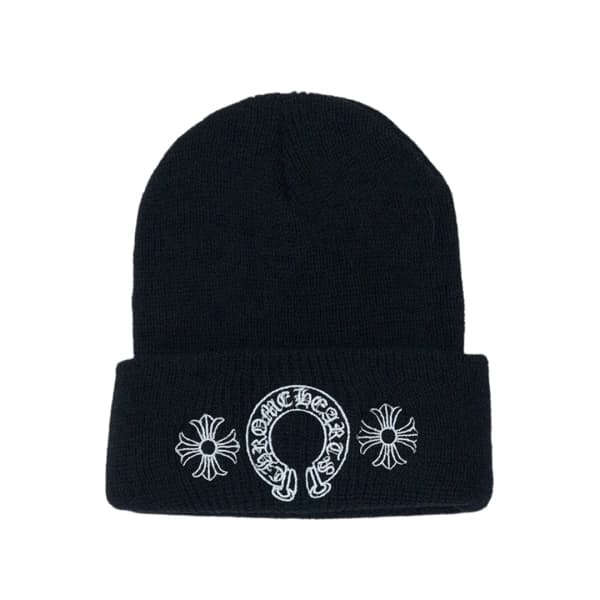 Chrome Hearts Horse Shoe Beanie Black