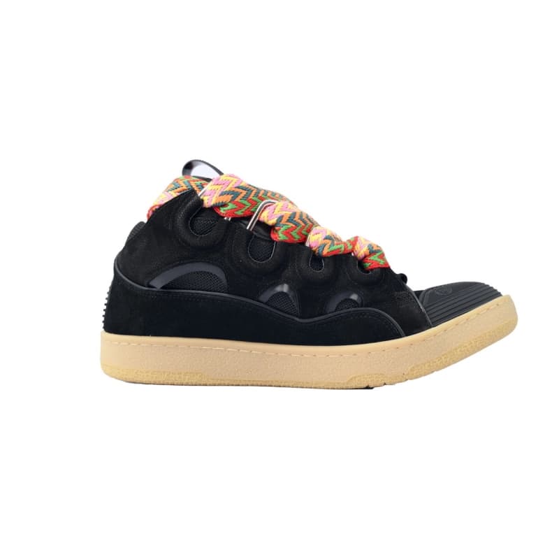 Lanvin Leather Curb Black Sneaker