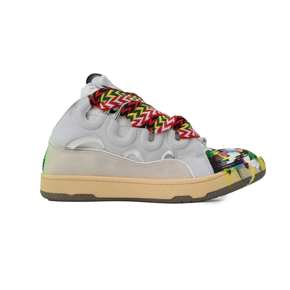 Lanvin x Gallery Dept Paint Drip Optical White Sneaker